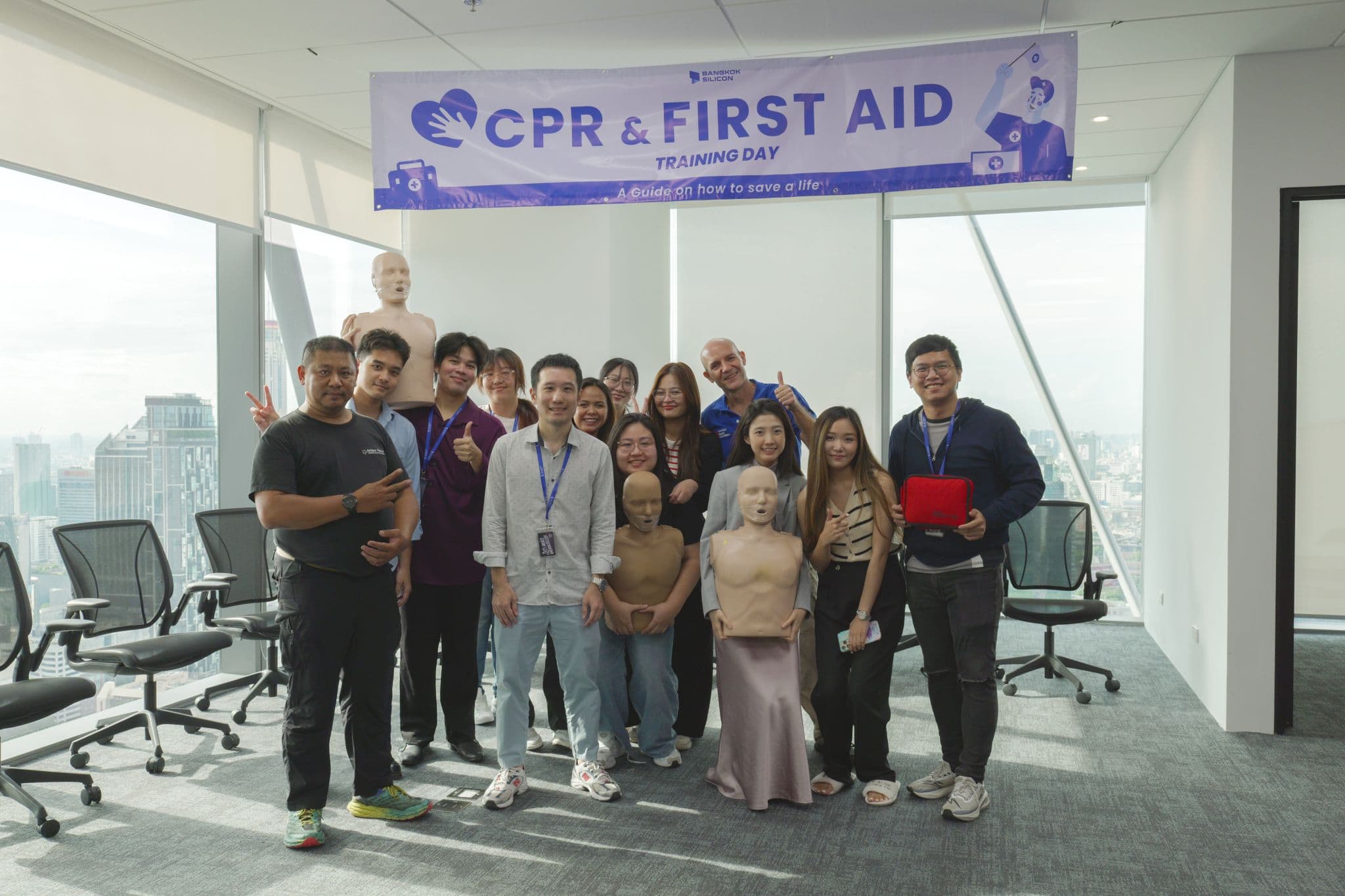 Building a Safer, Healthier Workplace: CPR & First Aid Training at Bangkok Silicon